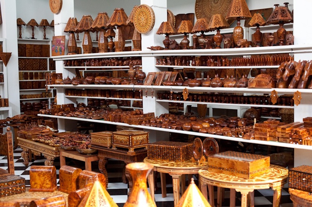 Objets en thuya, Essaouira