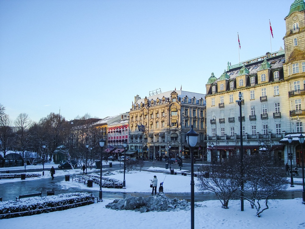 Oslo sous la neige