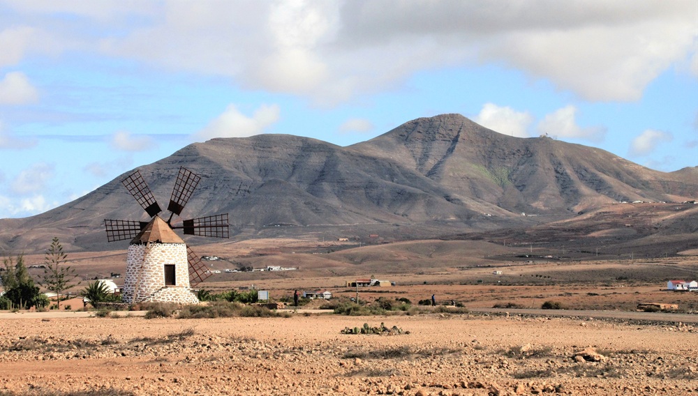 Paysage aride de Fuerteventura