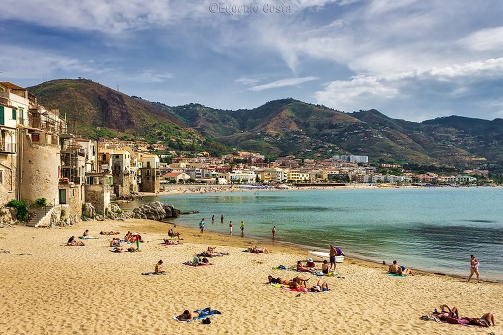 Plage à Cefalù
