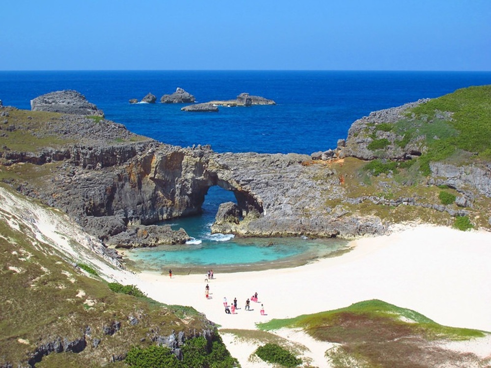 Plage sur l’île de Minamijima, Ogasawara