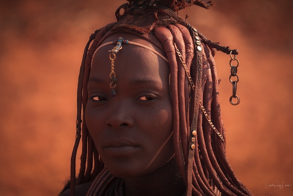 Portrait d'une femme himba, Kaokoland