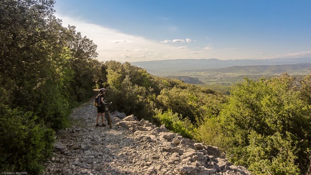 Randonnée en VTT dans les gorges de l'Ardèche