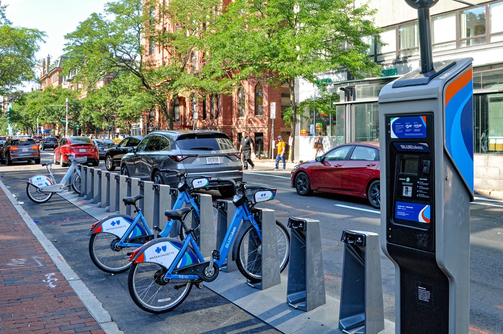 Réseau Bluebikes, Boston