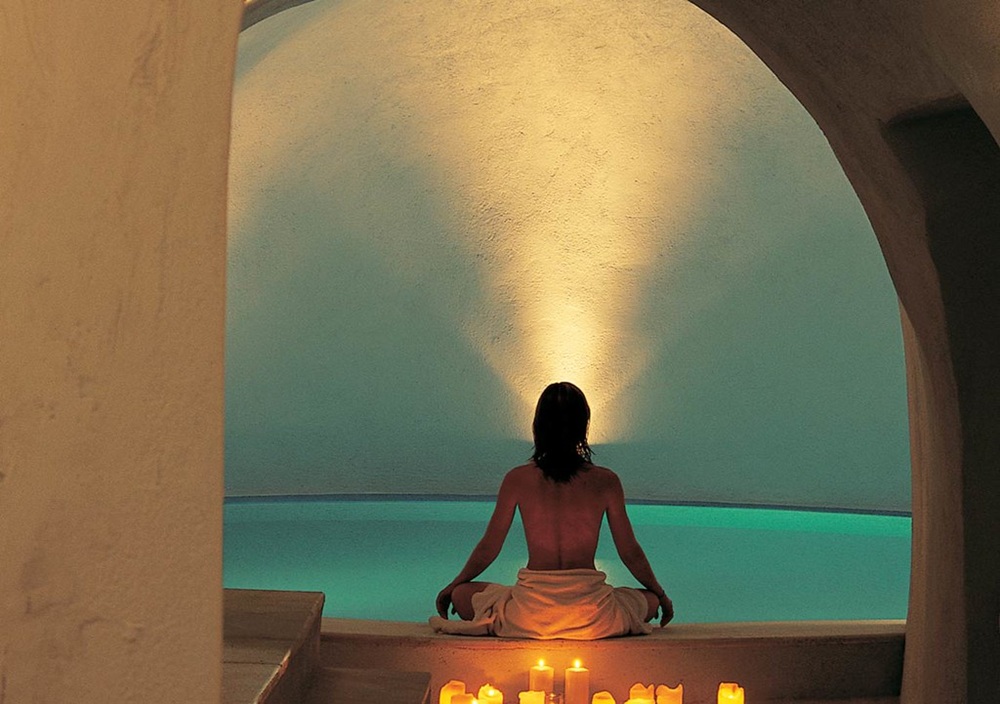 Spa à Santorin