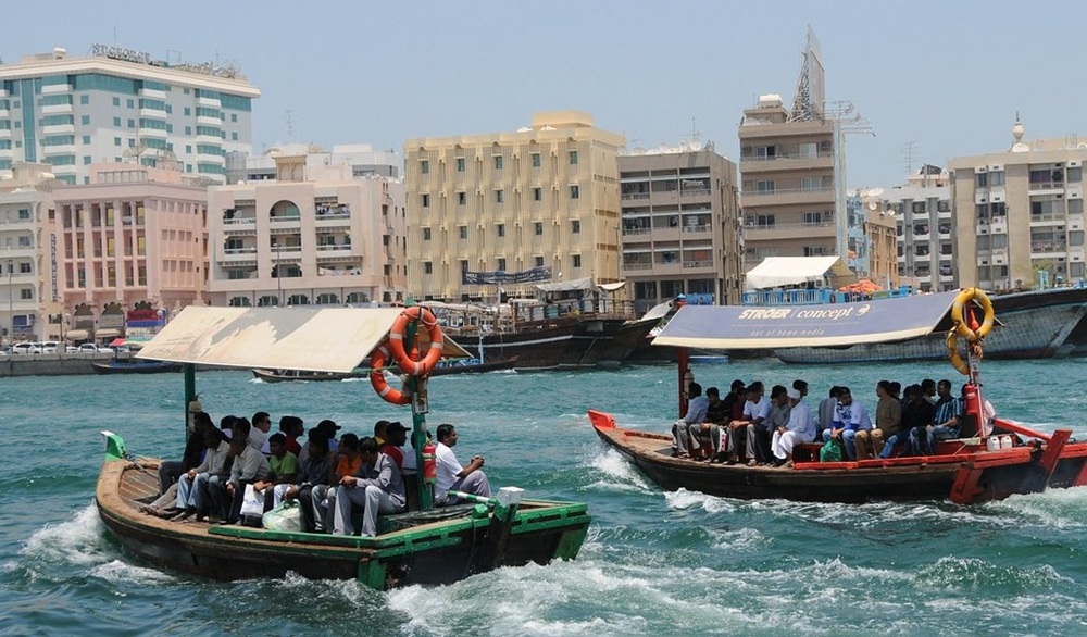 Traversée de la Creek en abra, Dubaï