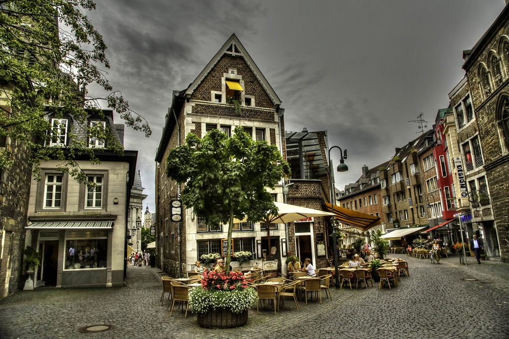 Vieille ville d'Aix-la-Chapelle, Rhénanie-du-Nord-Westphalie