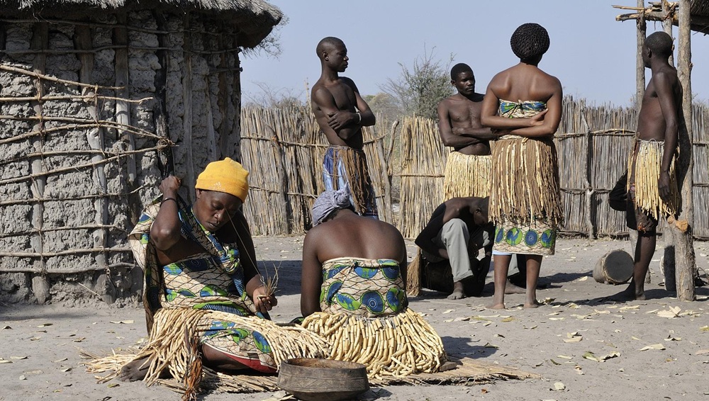 Village traditionnel de Lizauli, bande de Caprivi